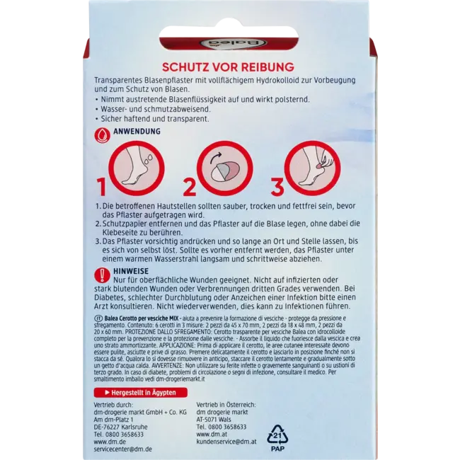 Balea Blarenpleister Mix 6 St