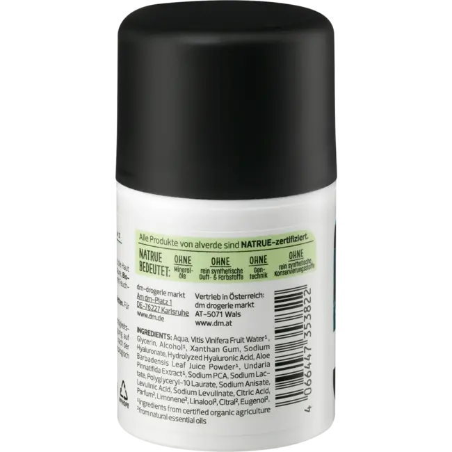 alverde MEN Gezichtsgel Hydro Nature 24h Hyaluron 50 ml