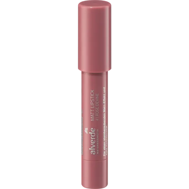 alverde NATURKOSMETIK Lippenstift Mat 41 Rosé Devine 3.17 g