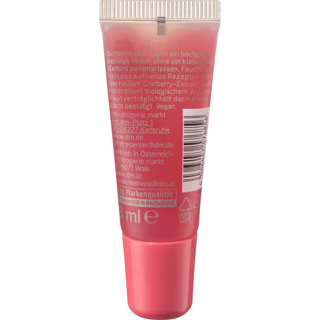 alverde NATURKOSMETIK Lipgloss Juicy Lips Nordic Berry 8 ml