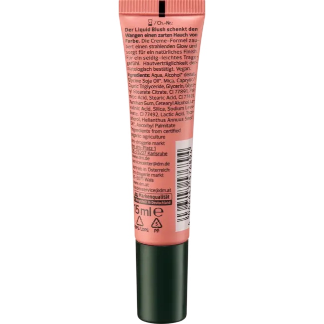 alverde NATURKOSMETIK Liquid Blush 10 Vintage Rose 15 ml