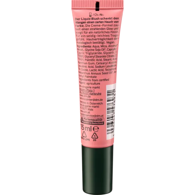 alverde NATURKOSMETIK Liquid Blush 20 Desert Rose 15 ml