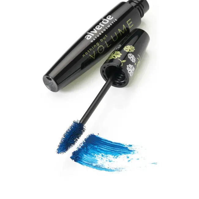 alverde NATURKOSMETIK Mascara Nothing But Volume 030 Blauw 12 ml