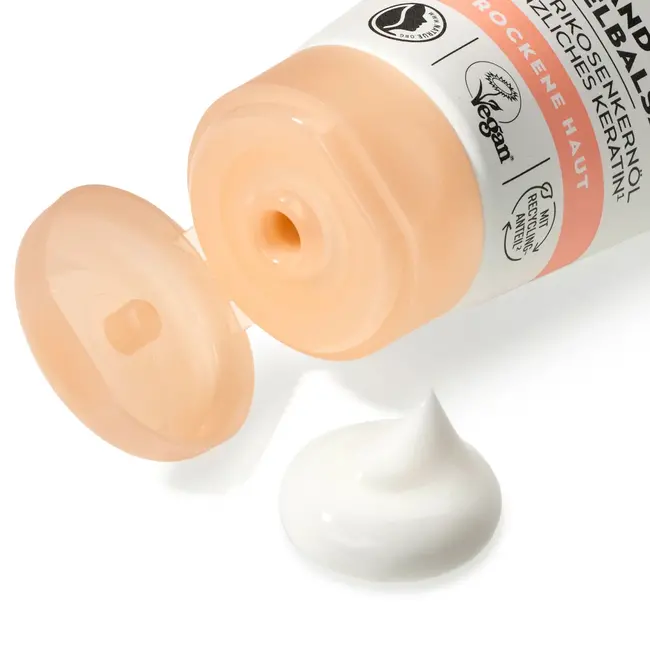 alverde NATURKOSMETIK Hand- En Nagelbalsem Biologische Abrikozenpitolie & Plantaardige Keratine 75 ml