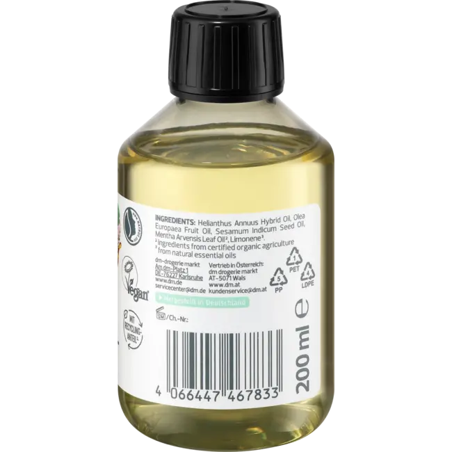 alverde NATURKOSMETIK Mondolie Bio-munt 200 ml