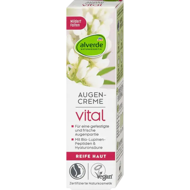 alverde NATURKOSMETIK Vital Oogcrème 15 ml