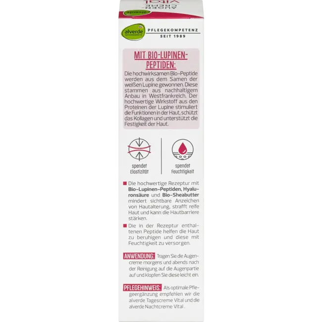 alverde NATURKOSMETIK Vital Oogcrème 15 ml