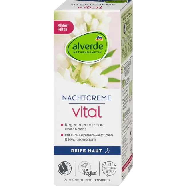 alverde NATURKOSMETIK Vital Nachtcrème 50 ml