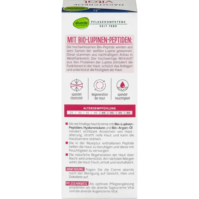 alverde NATURKOSMETIK Vital Nachtcrème 50 ml