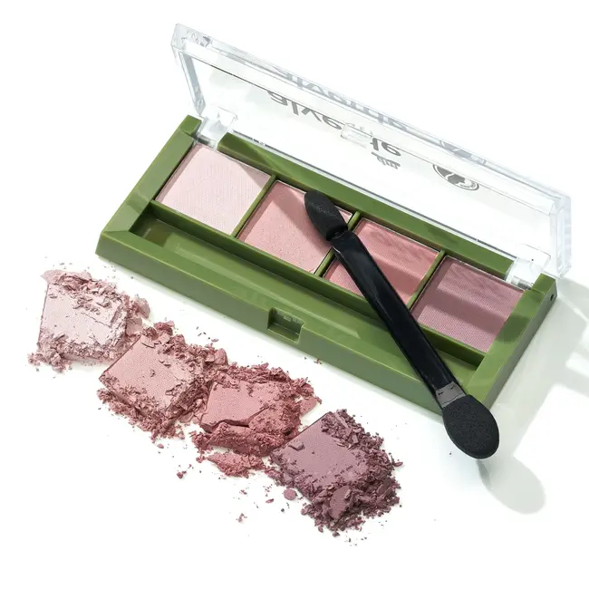 alverde NATURKOSMETIK Oogschaduw Palette Four 50 Rose Garden 4 g