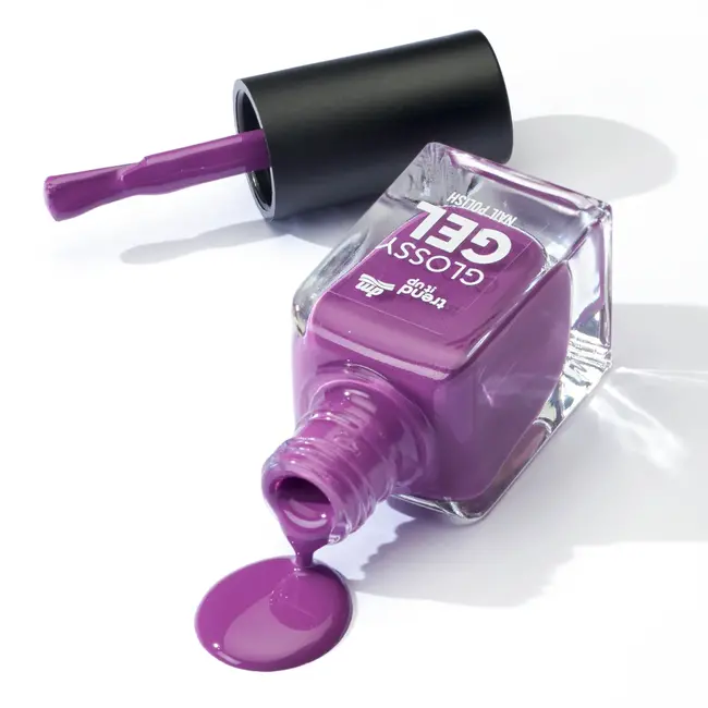 trend !t up Nagellak Glanzende Gel 160 Donker Pruim Paars 11 ml