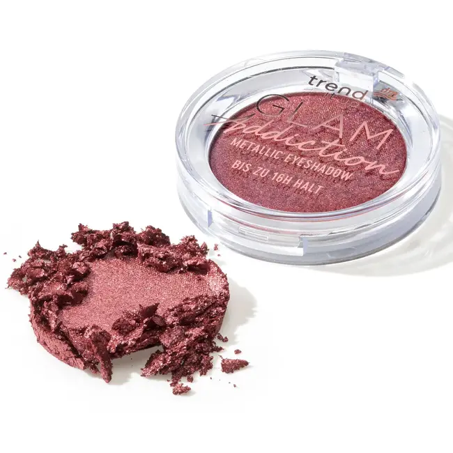trend !t up Oogschaduw Glam Addiction Metallic 020 Pearly Nude Berry Red 2.5 g