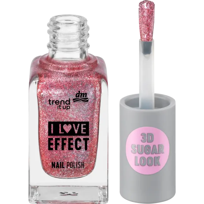 trend !t up Nagellak Effect 060 Pinke Glitter 8 ml