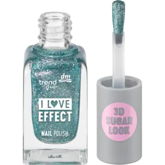 Trend !t Up trend !t up Nagellak Effect 050 Turkoois Glitter