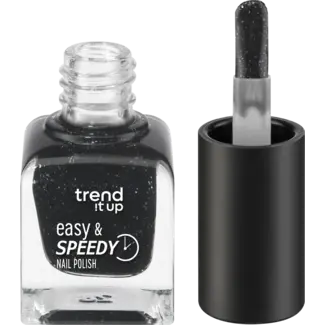 Trend !t Up trend !t up Nagellak Easy & Speedy 450 Black Glitter