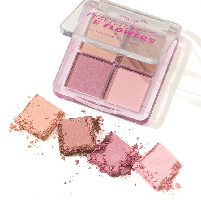 trend !t up Oogschaduwpalet Peace, Love & Flowers Selection 010 1 St