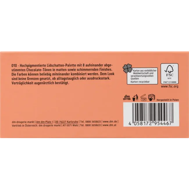 trend !t up Oogschaduw Palet Chocoholic Collectie 010 4.8 g