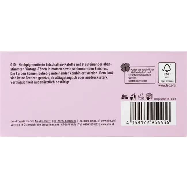 trend !t up Oogschaduw Palette Vintage Vibe Collectie 010 4.8 g