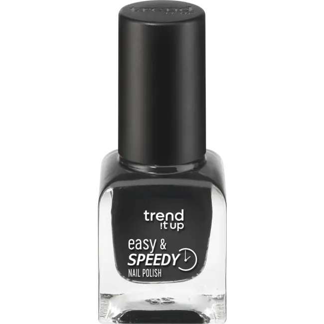 trend !t up Nagellak Easy & Speedy 120 Zwart 6 ml