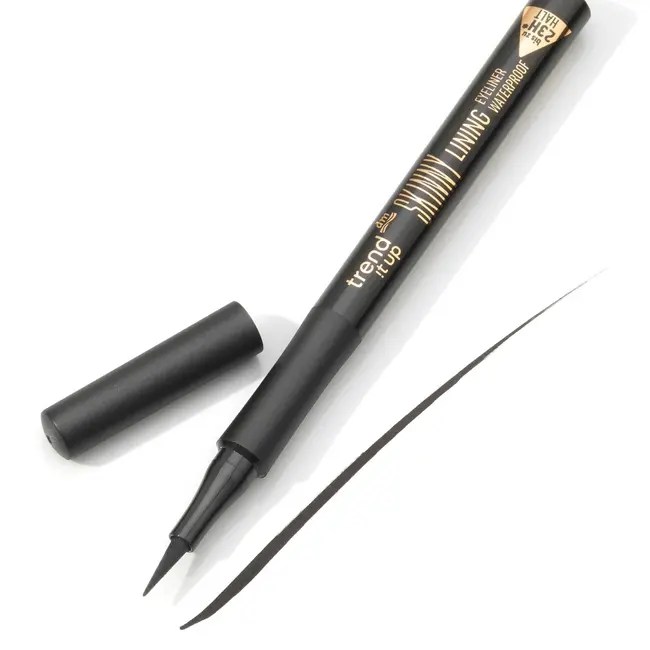 trend !t up Eyeliner Classic Voering Skinny Waterdicht 010 Zwart 1.2 ml