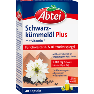 Abtei Abtei Zwarte Komijn Olie Plus Capsules 48 St.