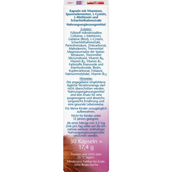 Doppelherz Haar Intensive + Biotine Capsule 30 Stuks 17.4 g