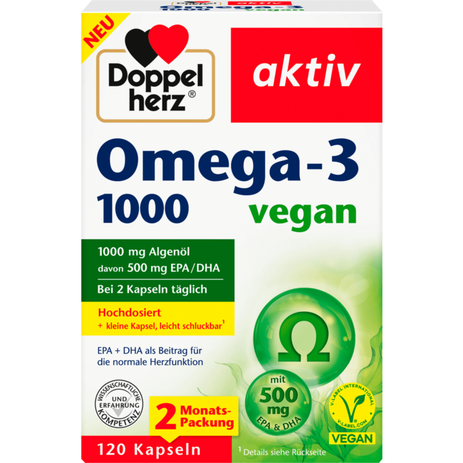 Doppelherz Omega-3 1000 Kapseln 120 St 85.9 g