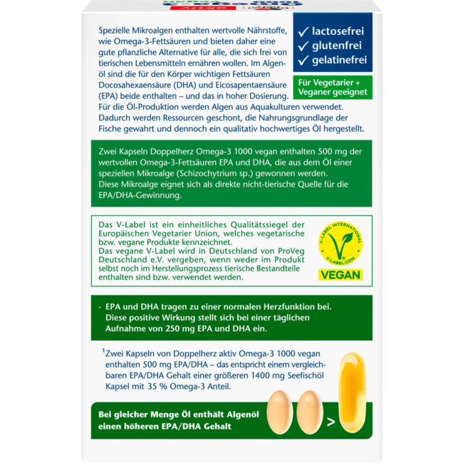 Doppelherz Omega-3 1000 Kapseln 120 St 85.9 g