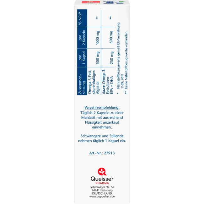 Doppelherz Omega-3 1000 Kapseln 120 St 85.9 g