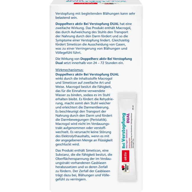 Doppelherz Liquid Sticks Bij Verstopping 10 St. 200 ml