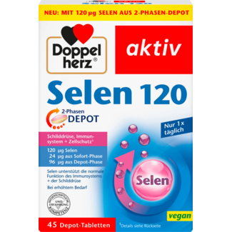 Doppelherz Doppelherz Selenium 120 depottabletten 45 st