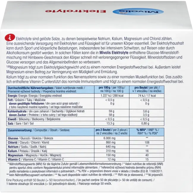 Mivolis Elektrolyten 50 Zakjes 300 g