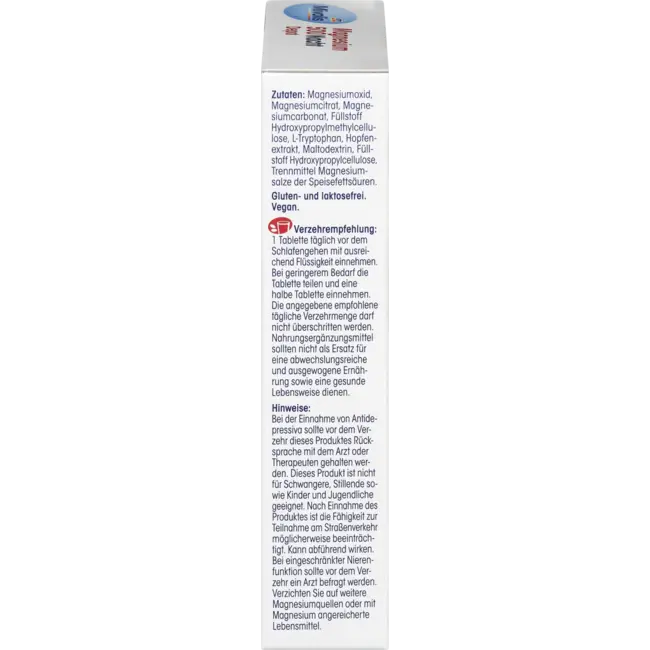 Mivolis Mivolis Magnesium 500 Nachtdepot, 30 st 43 g