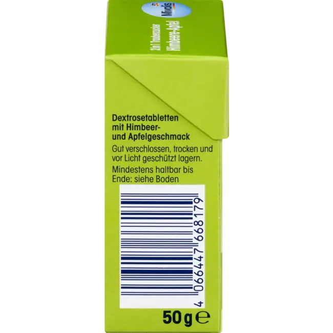 Mivolis Druivensuiker 2in1, Framboos-appel 50 g