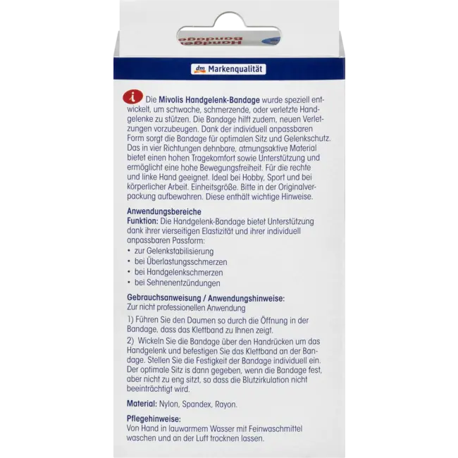 Mivolis Polsbandage 1 St
