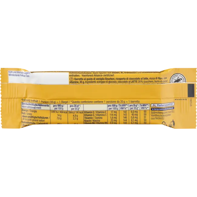 Mivolis Wheybar Bourbon Vanille Smaak 35 g