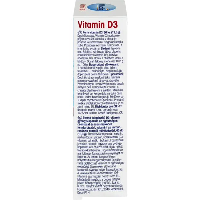 Mivolis Vitamine D3 Perlen 1.000 I.E. 60 St 13.3 g