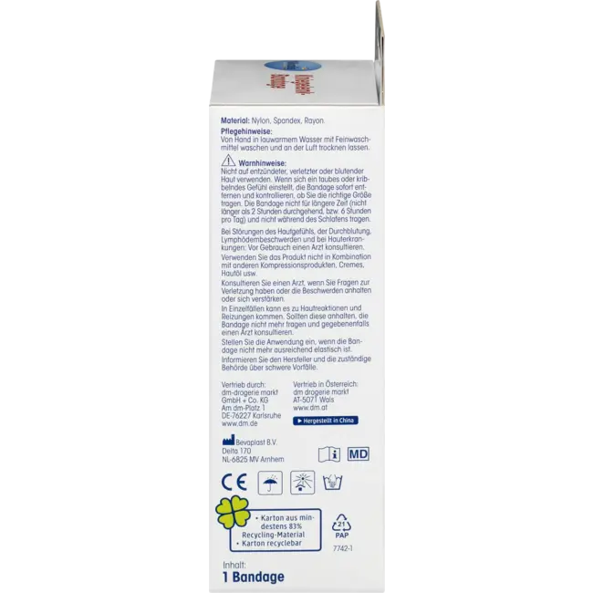 Mivolis Kniegewricht-bandage S 1 St