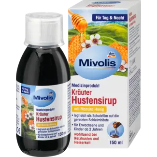 Mivolis Mivolis Kruiden Hoestsiroop Met Manuka Honing