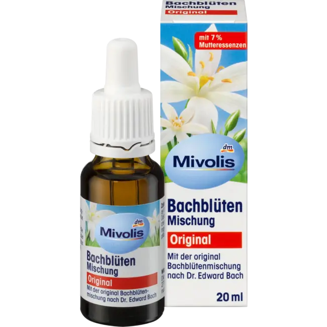 Mivolis Bachbloesems Druppels Origineel 20 ml