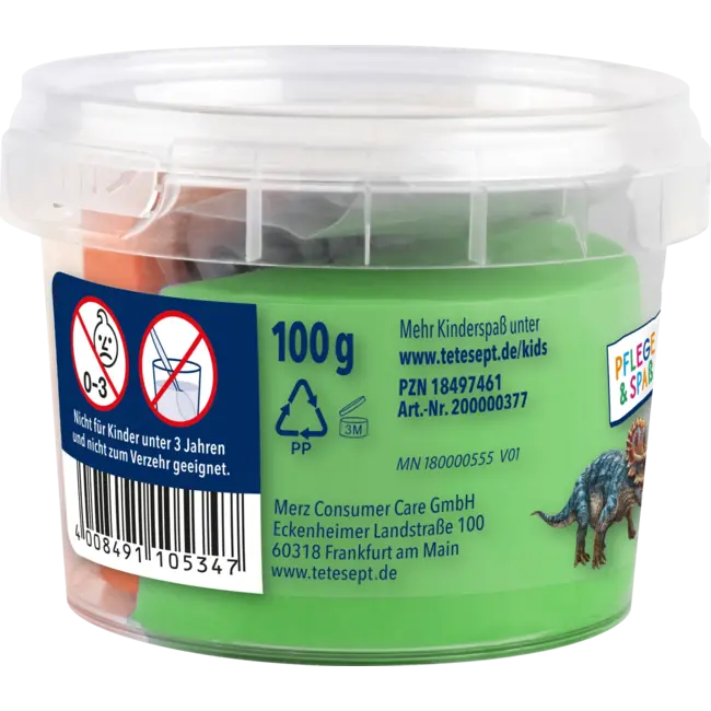 tetesept Kinder Badespaß Kinderbadadditief Badklei Dino 100 g