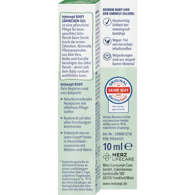 tetesept Tandjesgel Plantaardig 10 ml