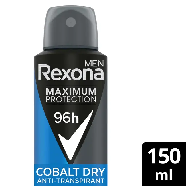 Rexona men Antitranspirant Deospray Maximale Bescherming Kobalt Droog 150 ml
