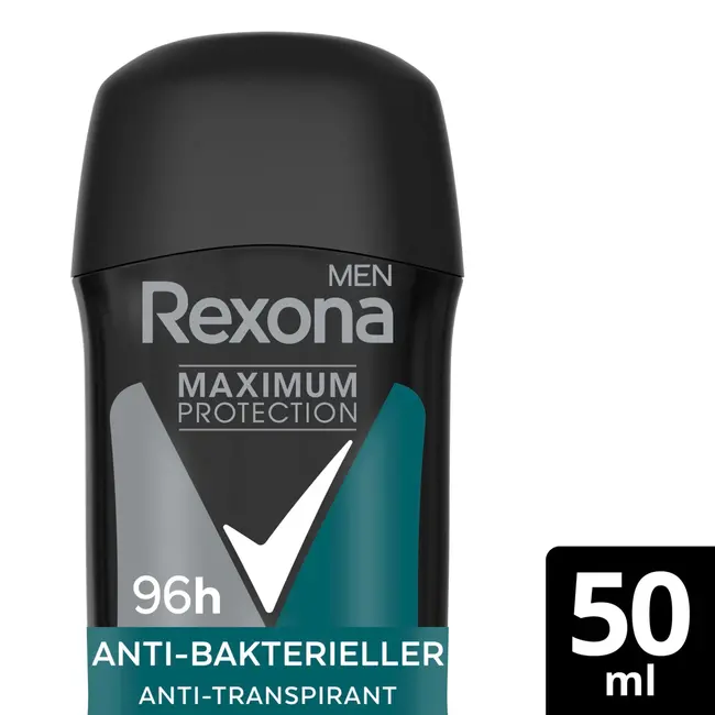 Rexona men Antitranspirant Deostick Maximale Bescherming Antibakterieller Deoschutz 50 ml