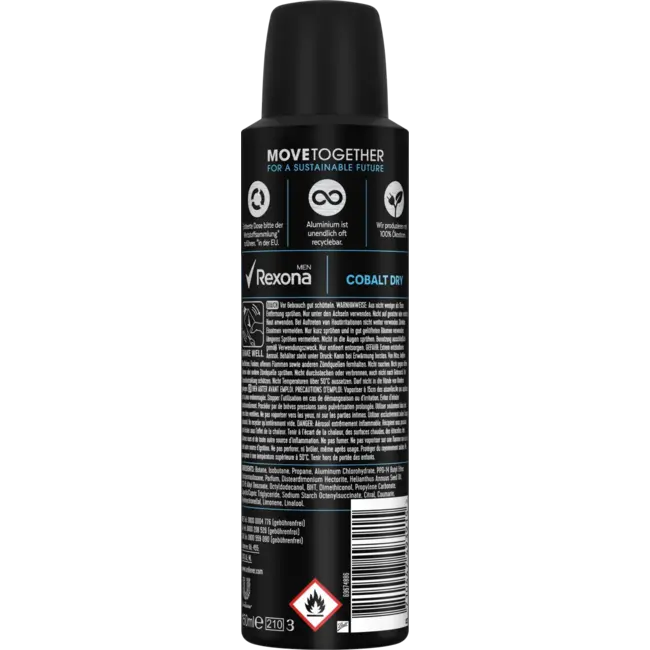 Rexona men Antitranspirant Deospray Men Cobalt Dry 150 ml