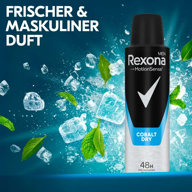 Rexona men Antitranspirant Deospray Men Cobalt Dry 150 ml