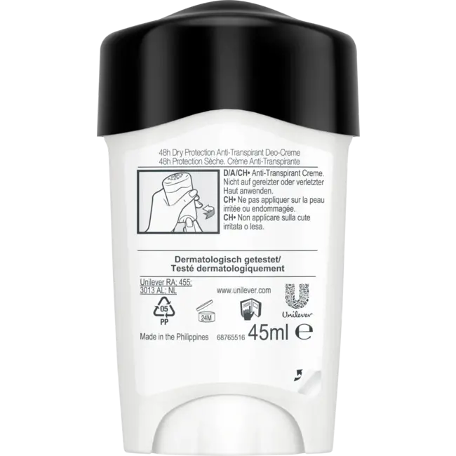 Rexona men Antitranspirant Deocreme Men Maximum Protection Clean Geur 45 ml