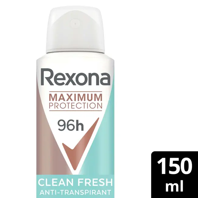 Rexona Antitranspirant Deospray Maximale bescherming Schoon Fris 150 ml