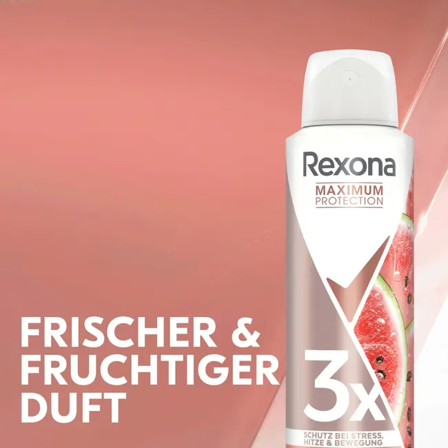 Rexona Anti-transpirant Deospray Maximale bescherming Watermeloen & Cactus Watergeur 150 ml