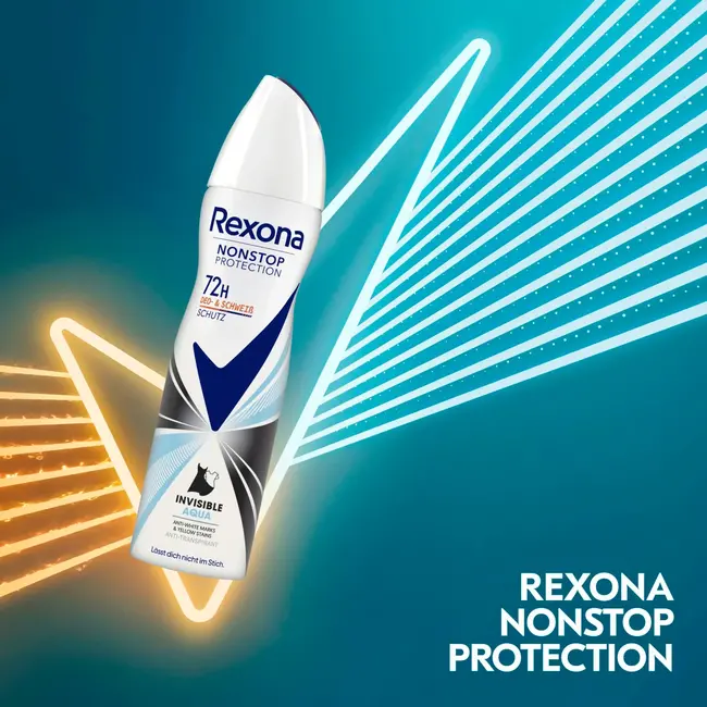Rexona Anti-transpirant Deospray Non-stop Bescherming Invisible Aqua 150 ml
